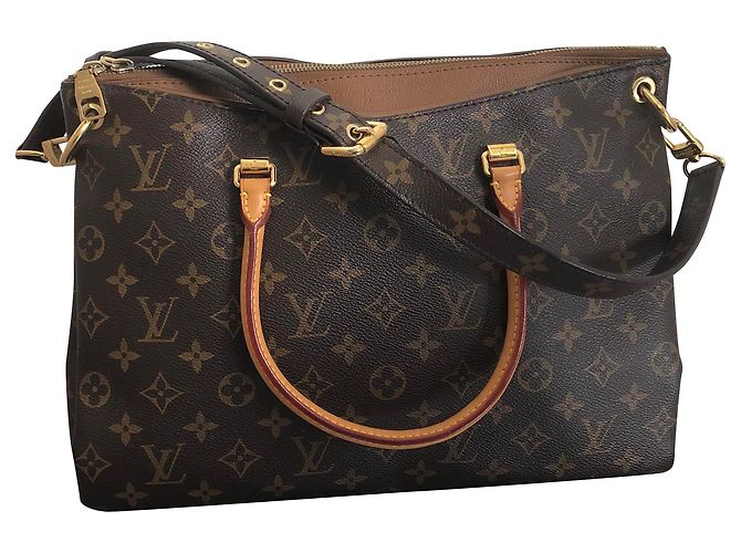 Louis Vuitton Pallas Bag Havane Camel Marrom