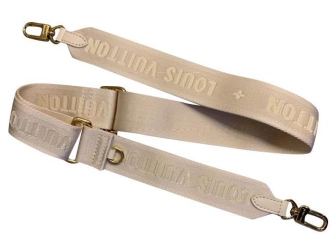 Louis Vuitton Strap shoulder strap Cream  ref.214798