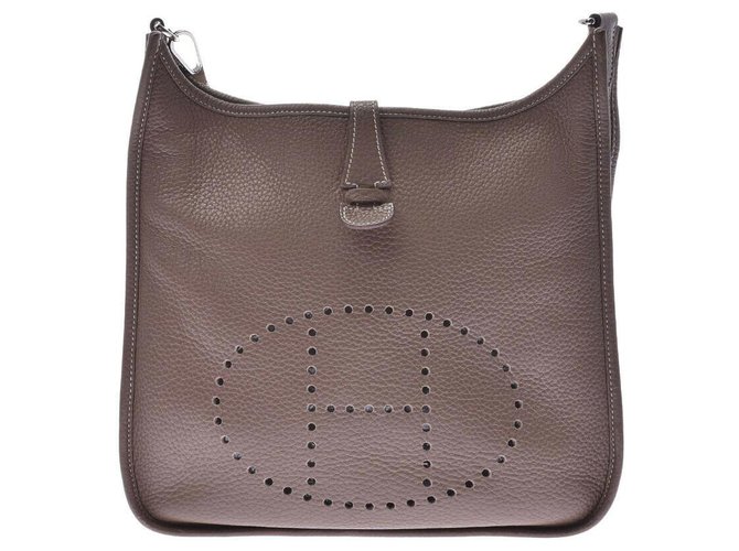 Hermès Handbag Brown Leather  ref.214904