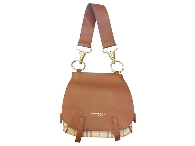 Burberry Bolsa de couro Bridle