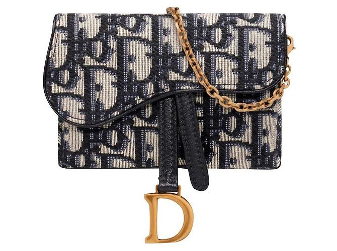 Dior pochette nano saddle new