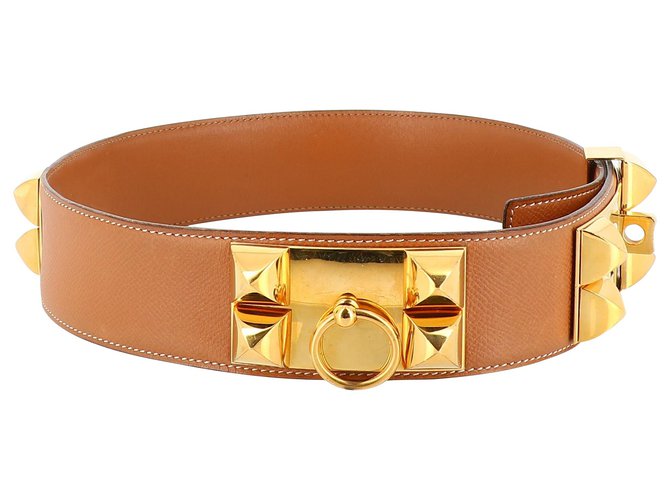 Hermès Hermes Belt Brown Leather  ref.214977