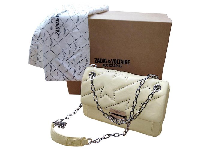 Zadig & Voltaire Tote Beige Leather ref.25495 - Joli Closet