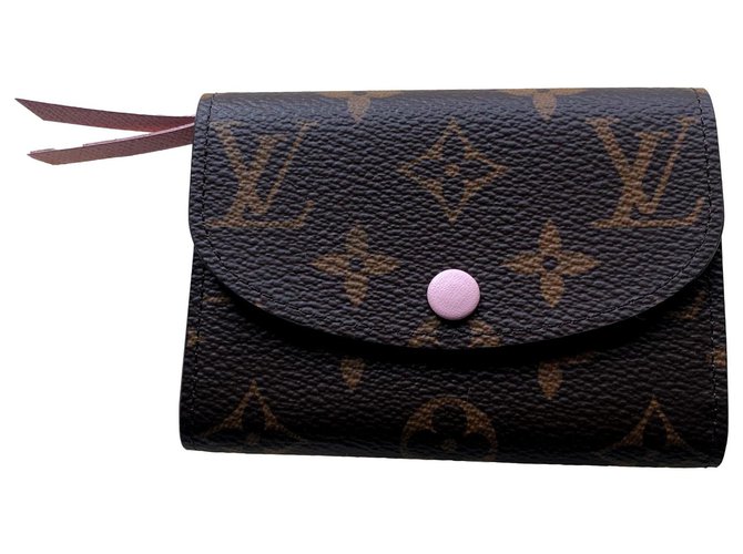 Louis Vuitton LV Rosalie wallet new Brown Leather  ref.215198