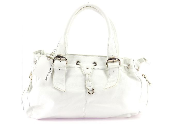 Arthur & Aston Handtasche Weiß