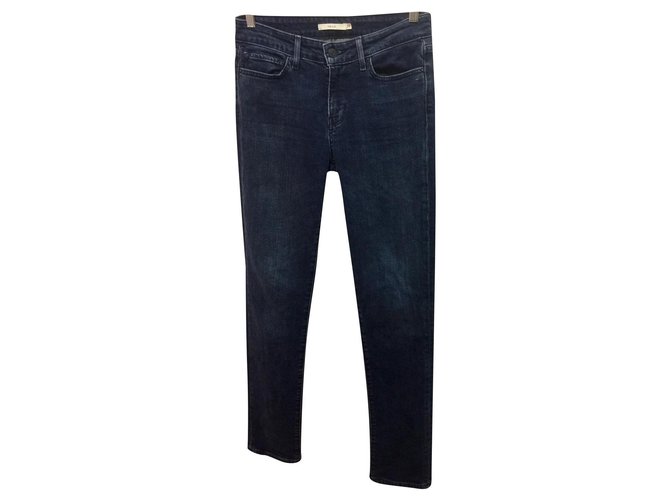 Levi's LEVIS 712 Calça jeans stretch slim fit Azul escuro John  ref.215352