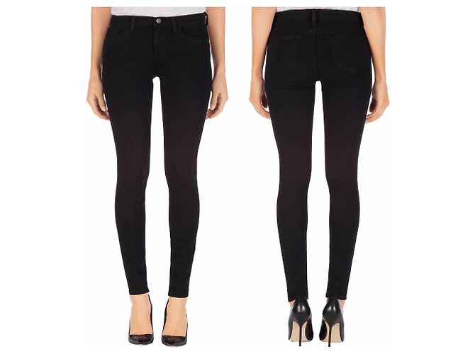 Vaqueros ajustados Shadow de J Brand Negro