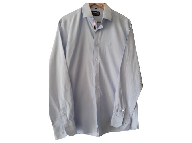 Camicia Polo Ralph Lauren in cotone azzurro Blu chiaro
