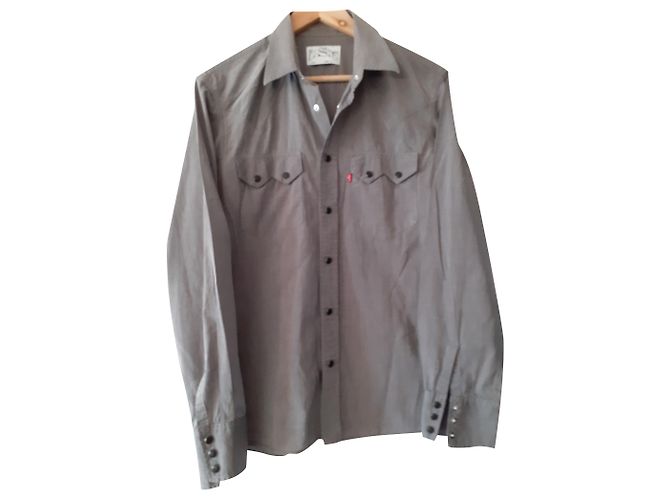 Camisa Levi's de algodón gris