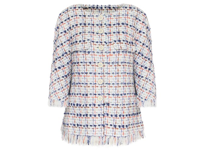 Chanel NOVO 5,000€ casaco de tweed Multicor  ref.215409