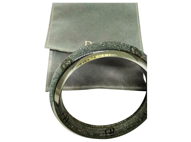 Dior Armbänder Silber Leinwand  ref.215732