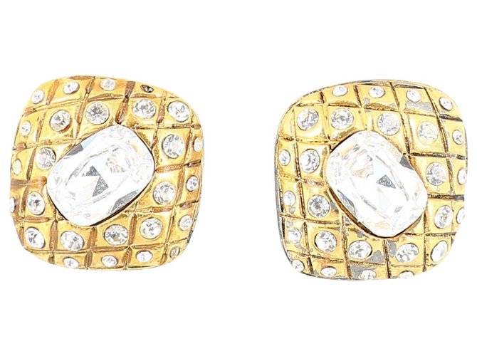 Chanel-Ohrring Golden Vergoldet  ref.215746