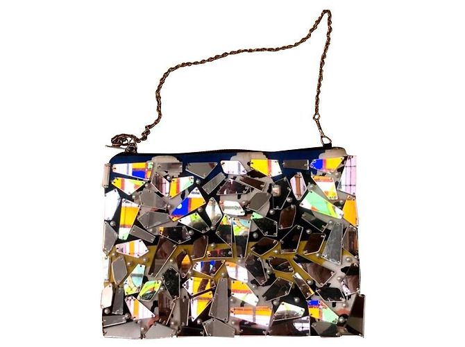 Pochette Pop Art Essentiel Antwerp Nera Blu Gialla Nero Giallo