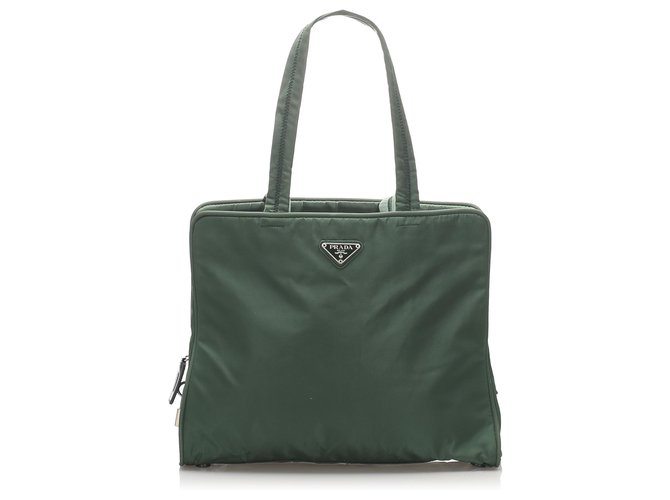 Prada Green Shoulder Bags