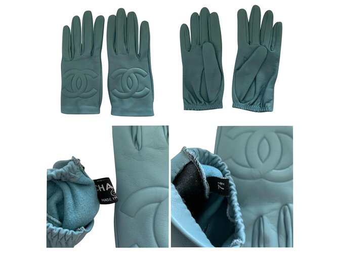 Chanel gloves Leather  ref.215866