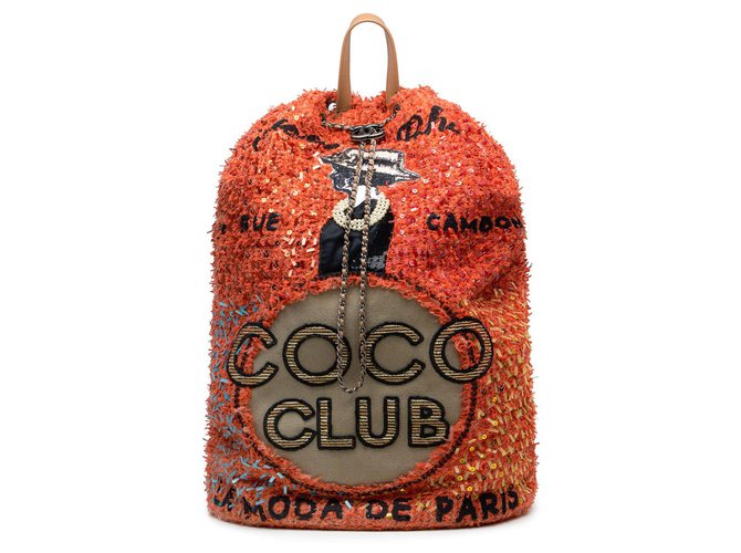 Chanel 6,500$ Zaino COCO CLUB Multicolore  ref.215868