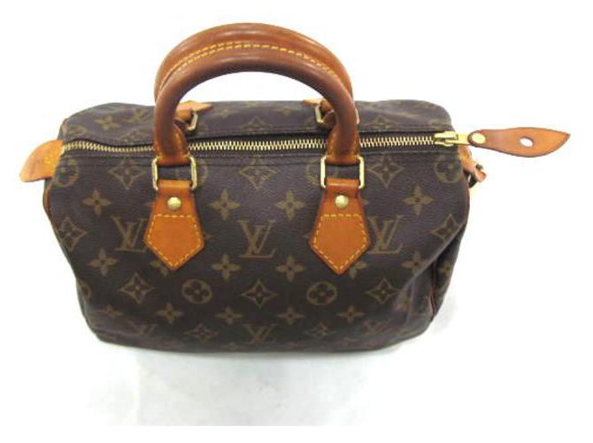 Louis Vuitton Speedy 25 Monogram Brown Leather  ref.215870