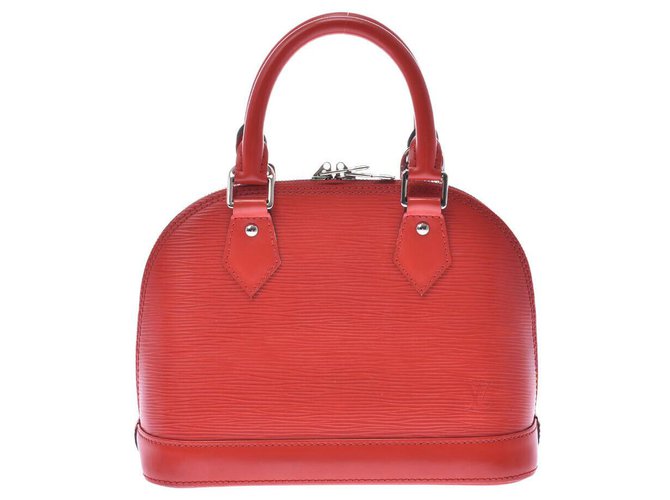 Louis Vuitton Alma Red Patent leather  ref.215921