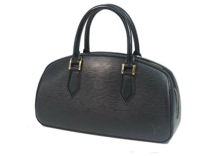 Louis Vuitton Jasmine Bolsa para mulher M52852 Noir Preto Couro  ref.216063