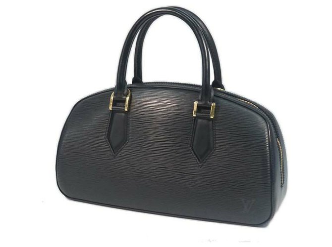 Bolso de mujer Louis Vuitton Jasmine M52852 Noir Negro Cuero  ref.216063
