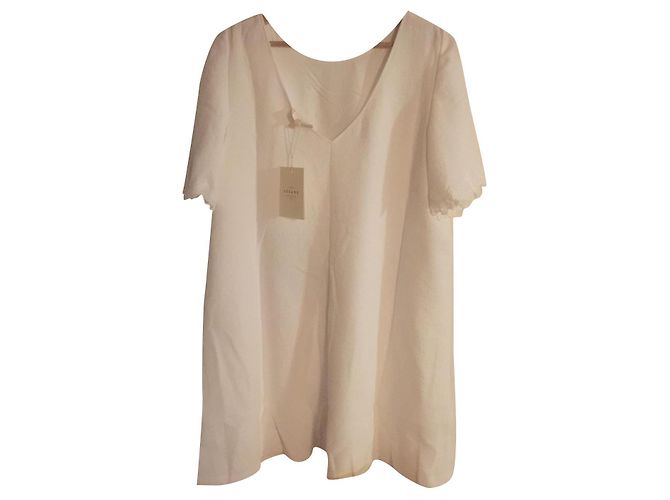 Vestido SéZane Fanny Blanco de Algodón