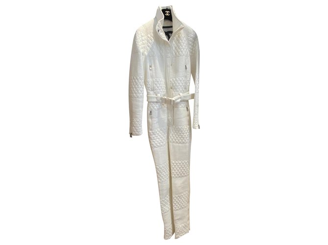 Chanel Jumpsuits White Polyamide  ref.216089