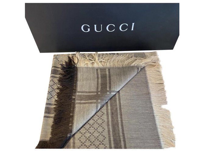 Gucci kefia beige Wool  ref.216104