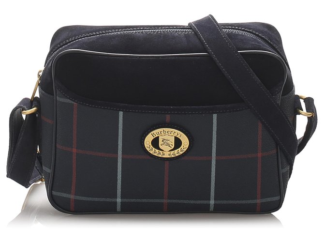 Burberry plaid crossbody discount bag