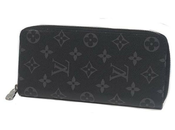 Louis Vuitton Zippy Wallet Vertical Black autres Cuirs