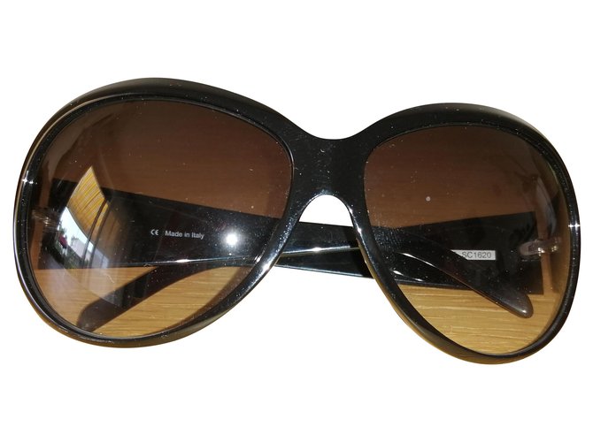 Céline Occhiali da sole Celine Nero Acetato  ref.216378