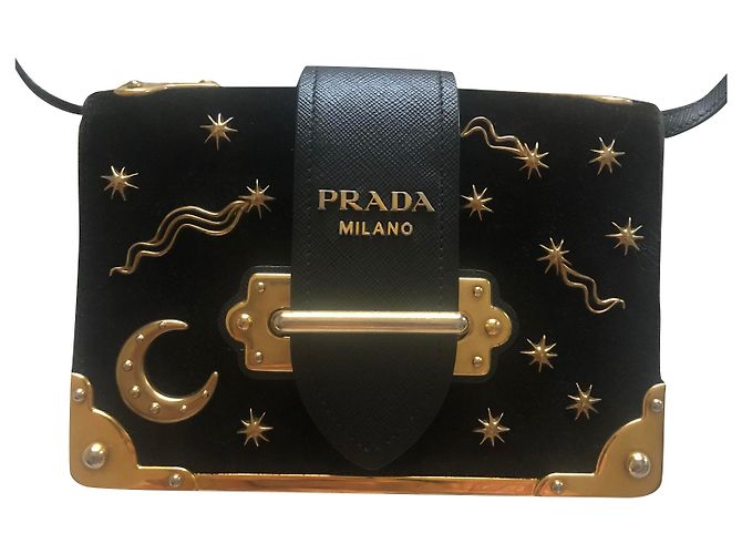 Prada Small Velvet Astrology Cahier Bag