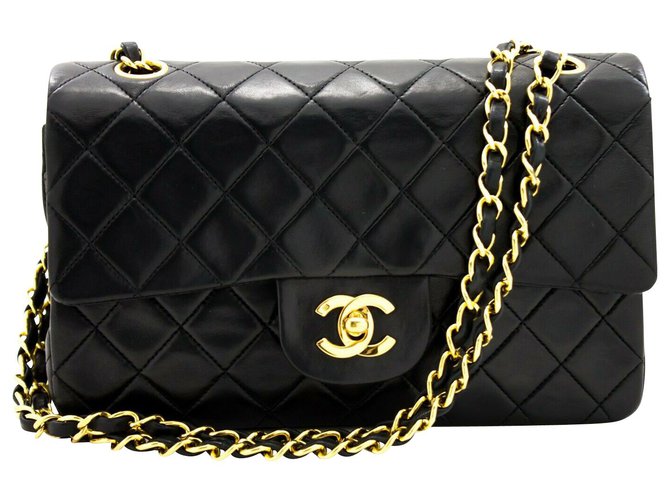Chanel shoulder bag Black Leather  ref.216415