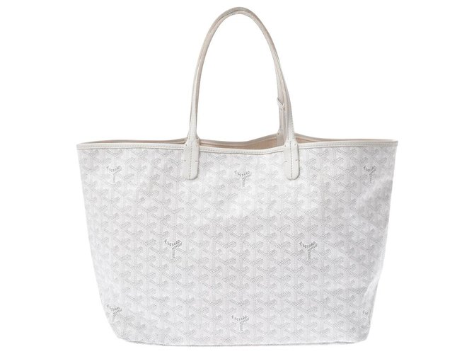 Goyard Handtasche Weiß Leinwand  ref.216426