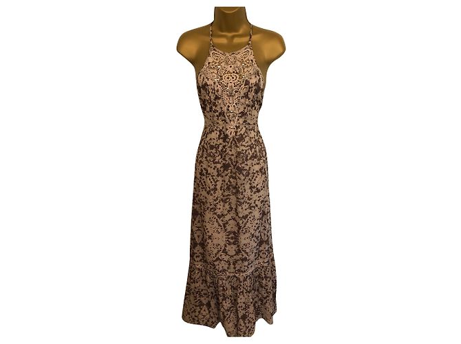 Mint Velvet Vestidos Castaño Crudo