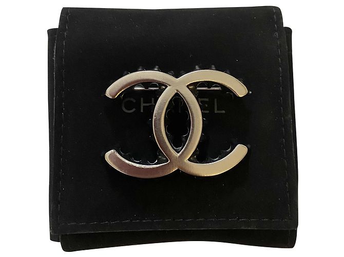 Chanel Brosche - Einkaufszentrum Silber