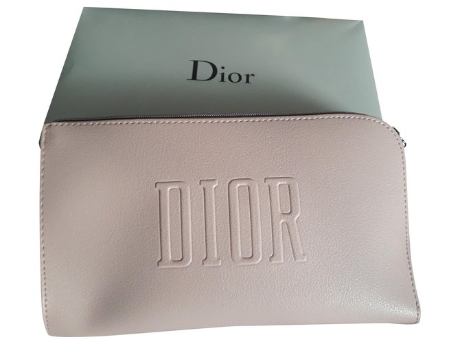 Dior Purses, wallets, cases Pink Leatherette  ref.216643