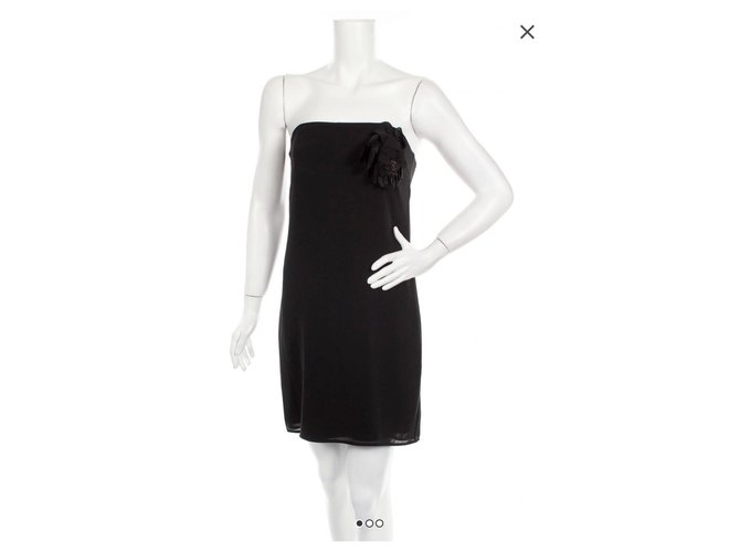 John Richmond New With Tag Fully Lined Summer Evening Cocktail Dress Black Polyester  ref.216650