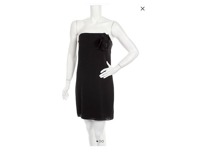John Richmond Neu mit Tag voll gefüttert Sommer Abend Cocktailkleid Schwarz