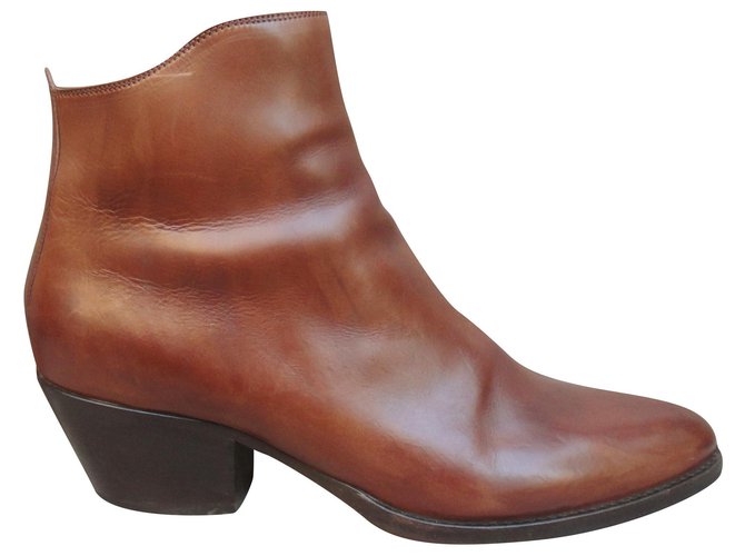 Sartore p boots 40 Brown Leather  ref.216823