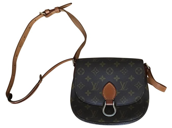 Louis Vuitton Handbags Ebony Leather  ref.216974
