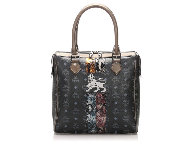 Mcm Lion Visetos Women's Tote Bag