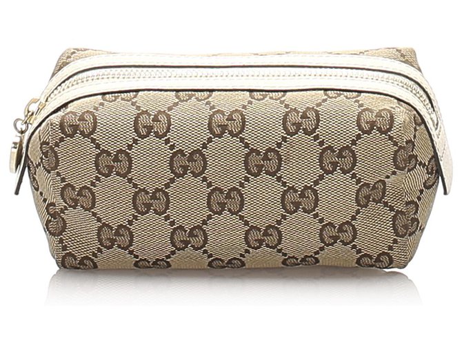 GG Canvas Toiletry Bag in Brown - Gucci