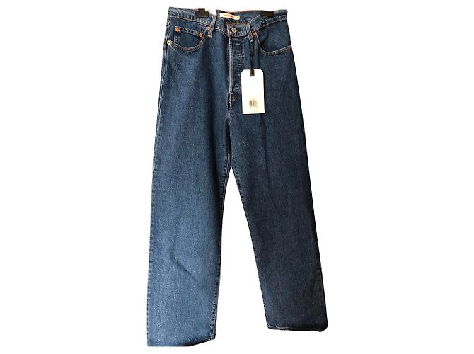 Levi's Ribcage Jeans Blue Denim 30x29
