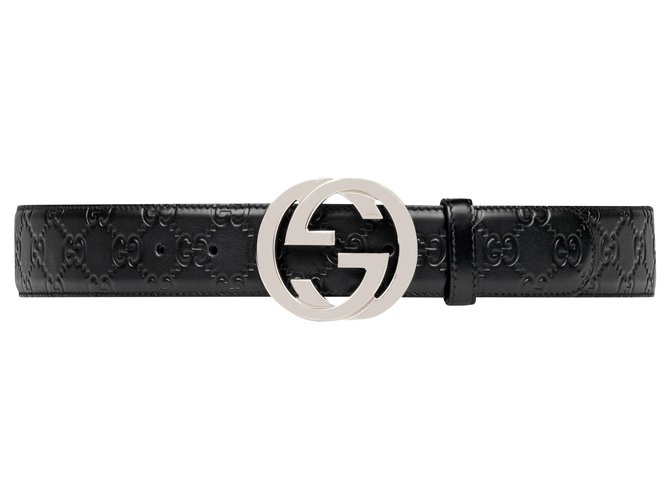 Gucci Signature leather belt Black  ref.217271