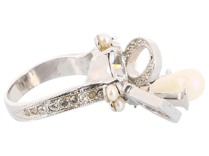Dior ring Silvery Silver  ref.217278