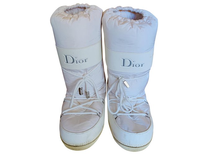 Christian Dior Boots White ref.217424 - Joli Closet