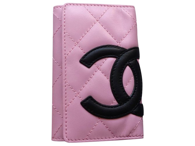 Chanel Cambon Pink Leather  ref.217443