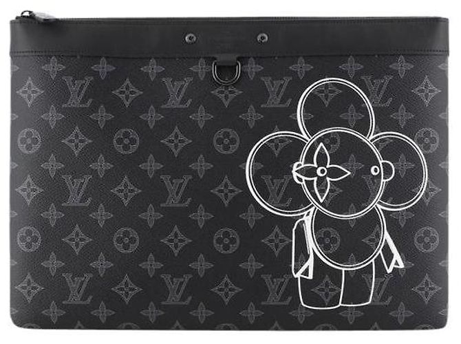 Vivienne Louis Vuitton Clutch-Taschen Anthrazitgrau