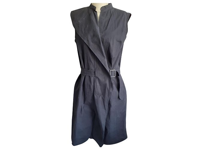 Vestido Joseph Somerset Negro de Algodón