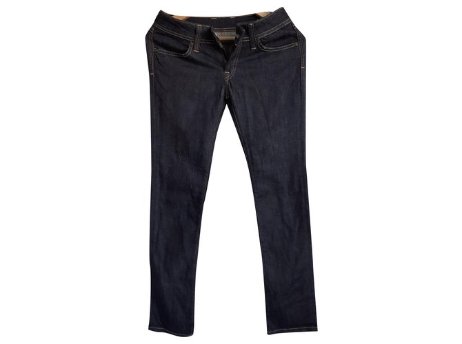 Pepe Jeans Jeans Blu Cotone Elastan  ref.217682